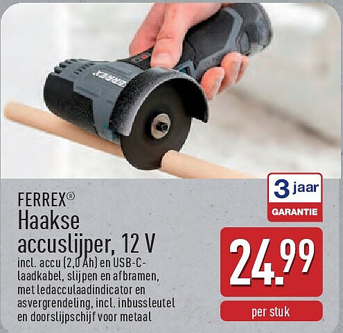 Haakse accuslijper, 12V