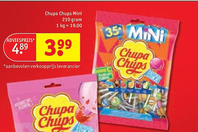 Chupa Chups Mini 210 gram