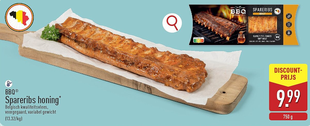Spareribs honing