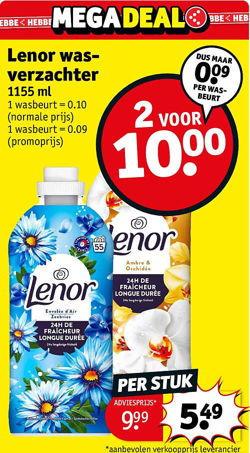 Lenor wasverzachter