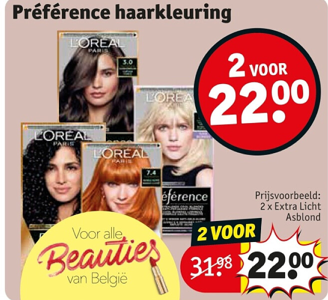 Préférence haarkleuring
