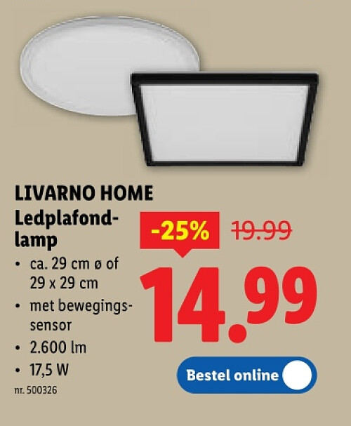 Ledplafondlamp