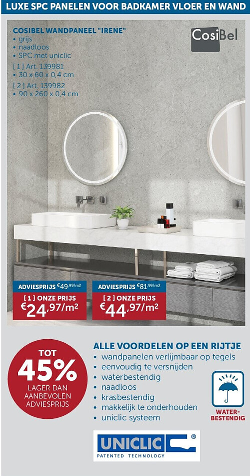 COSIBEL WANDPANEEL "IRENE"