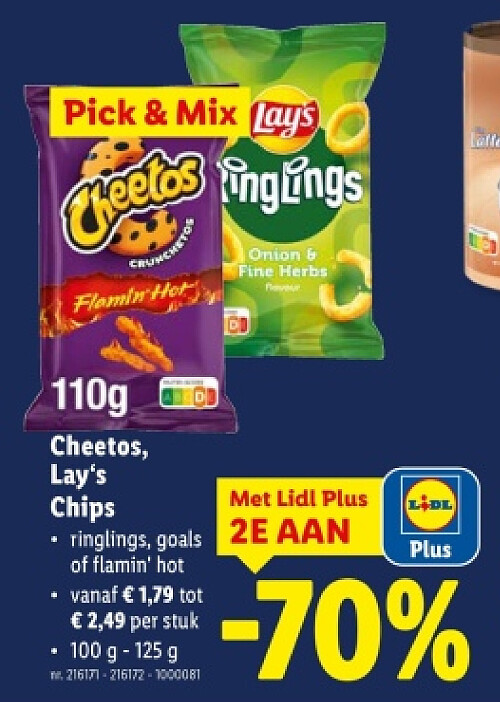 Cheetos, Lay's Chips