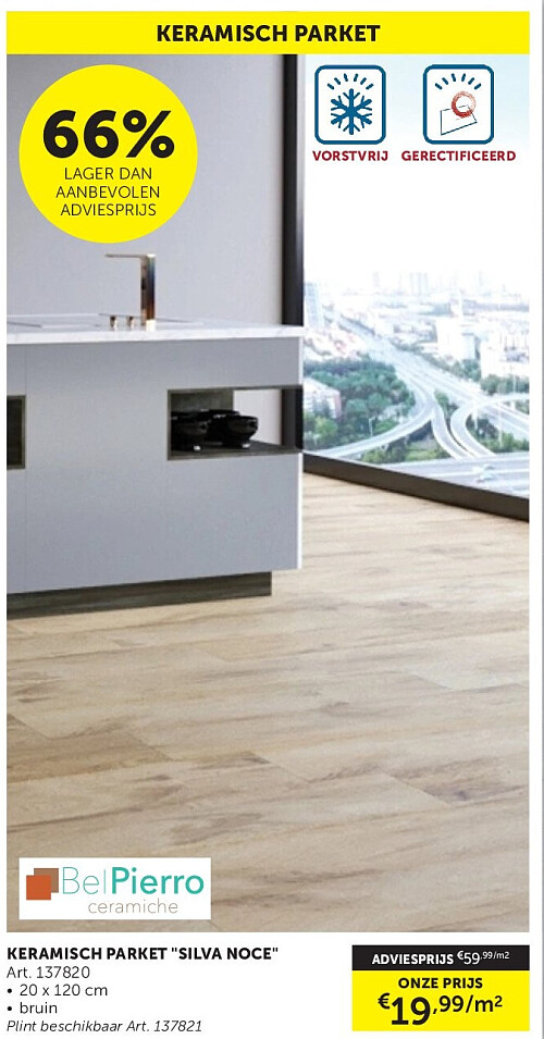 KERAMISCH PARKET "SILVA NOCE"