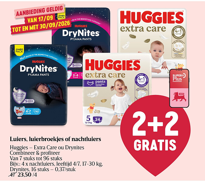 Luiers, luierbroekjes of nachtluiers