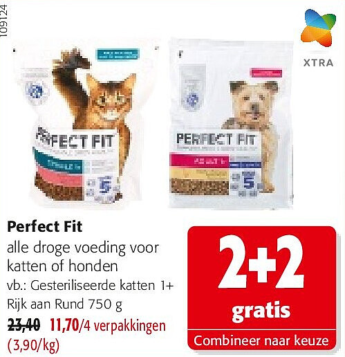 Perfect Fit Gesteriliseerde katten 1+ Rijk aan Rund 750 g
