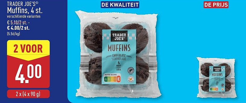 Muffins, 4st.
