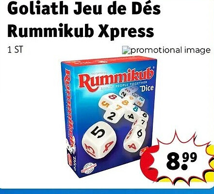 Goliath Jeu de Dés Rummikub Xpress