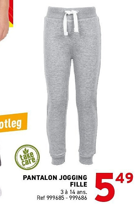 PANTALON JOGGING FILLE
