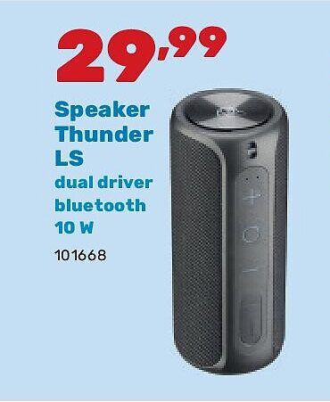 Speaker Thunder LS dual driver bluetooth 10 W