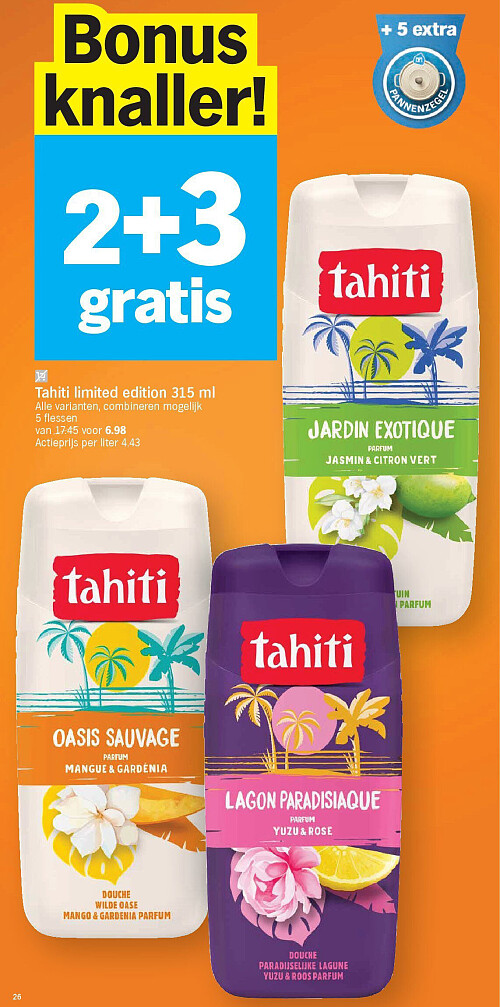 Tahiti limited edition 315 ml