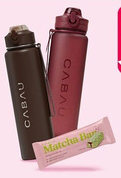Cabau Bloom Bottle Stainless Steel brown