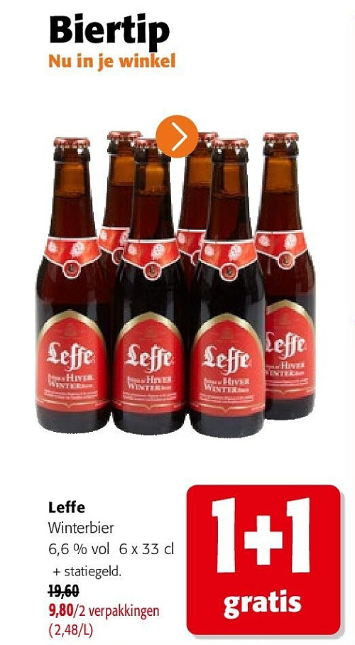 Leffe Winterbier 6,6 % vol 6 x 33 cl