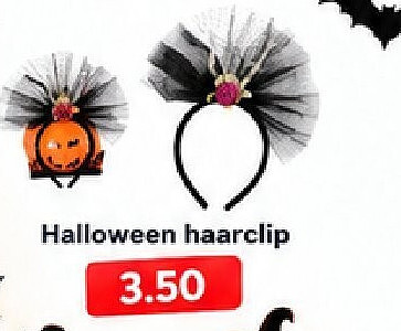 Halloween haarclip
