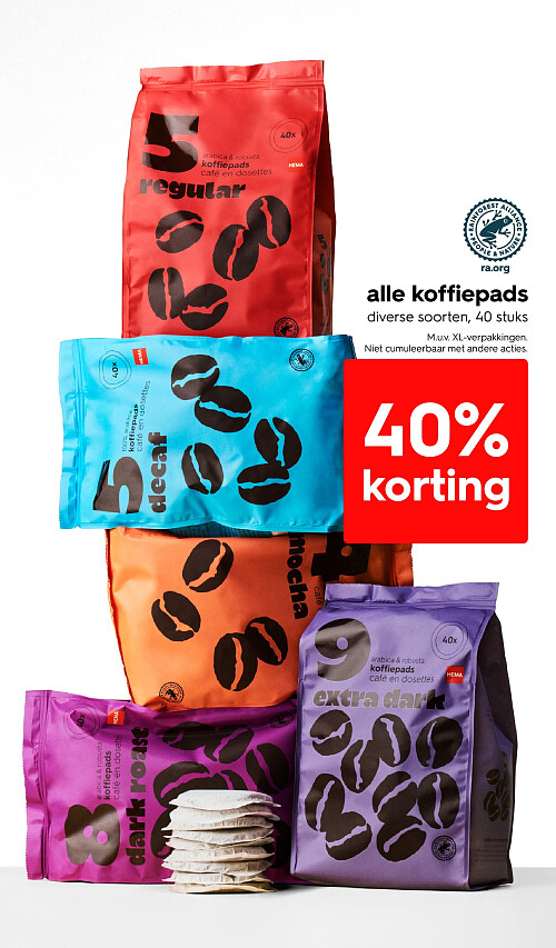 alle koffiepads