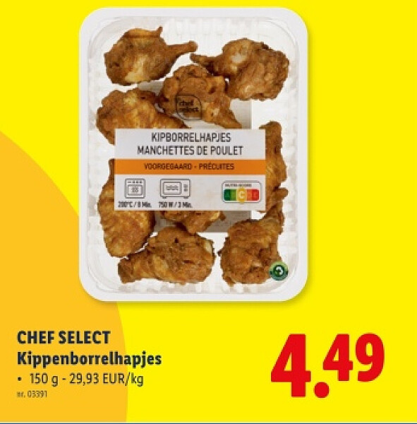 Kippenborrelhapjes