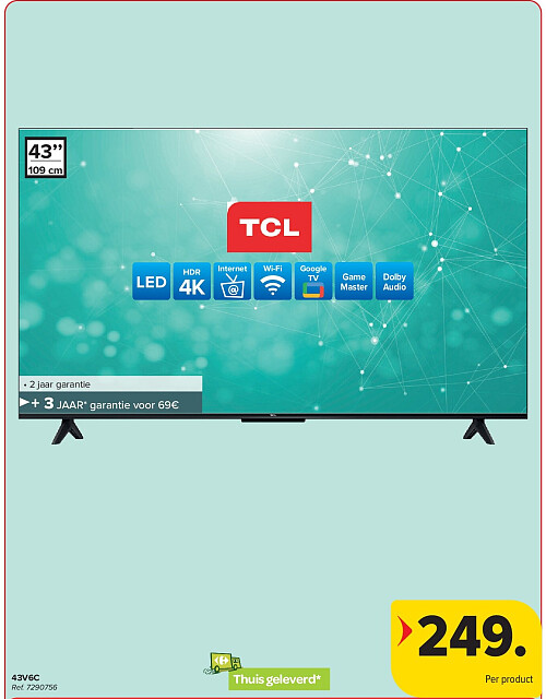 TCL 43V6C LED TV