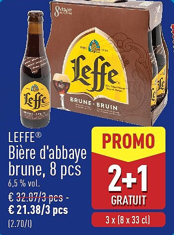 Bière d'abbaye brune, 8pcs
