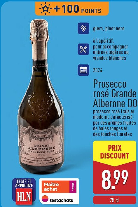 Prosecco rosé Grande Alberone DOC