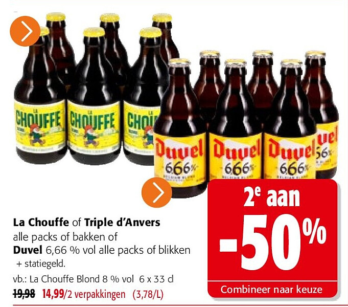 La Chouffe Blond 8 % vol 6 x 33 cl