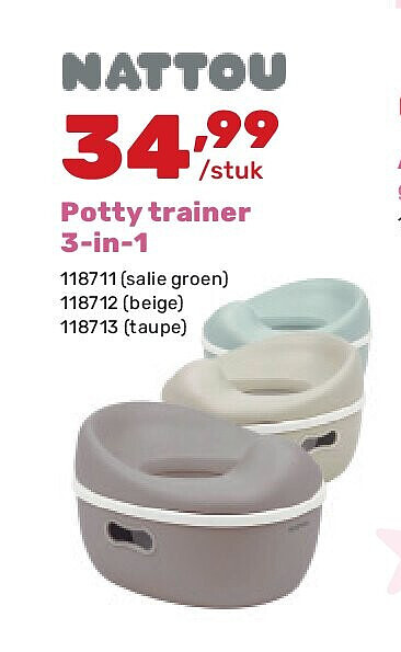 Potty trainer 3-in-1