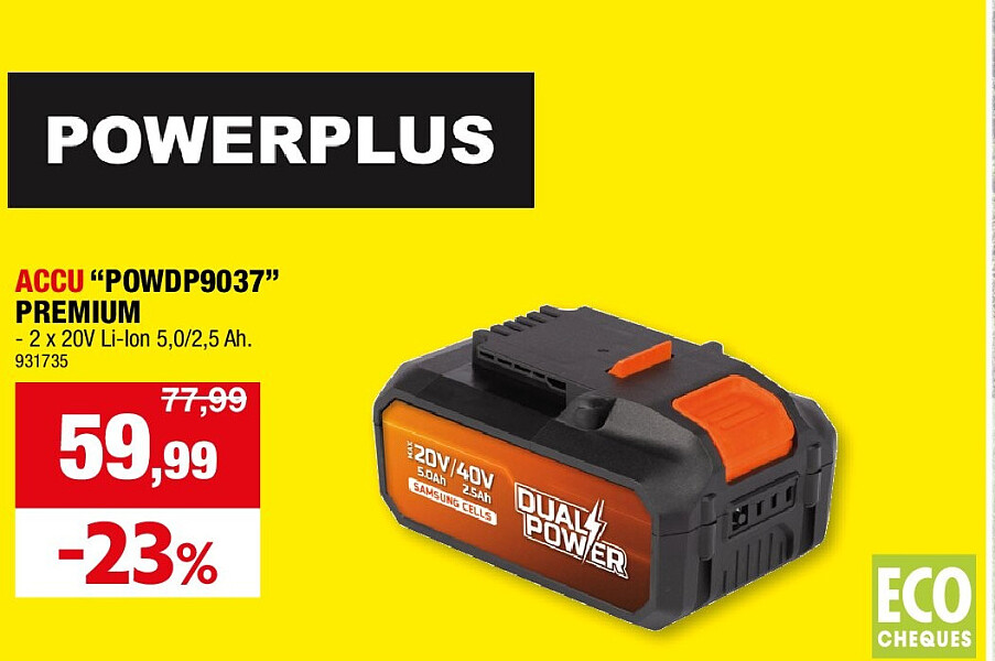 ACCU “POWDP9037” PREMIUM