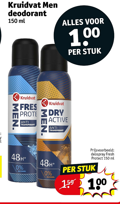 Kruidvat Men deodorant