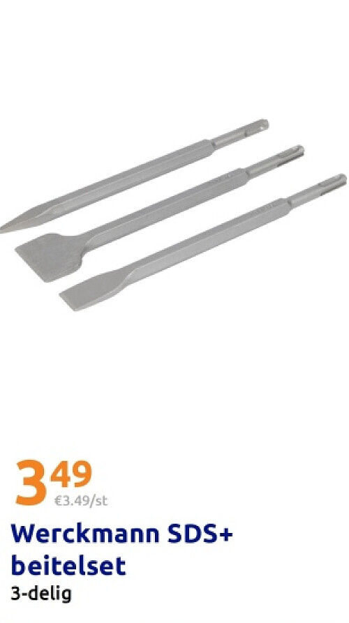 Werckmann SDS+ beitelset