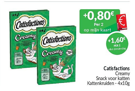 Catisfactions Creamy - 4x10g