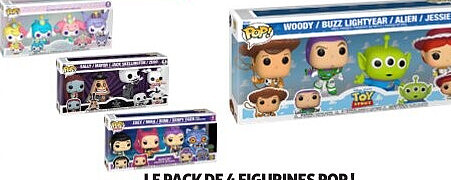 Le pack de 4 figurines Pop !