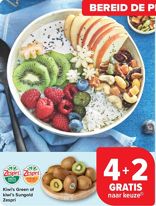Kiwi’s Green of kiwi’s Sungold Zespri