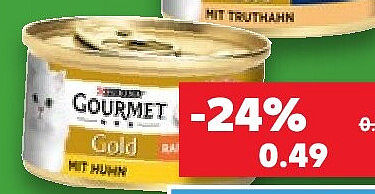 Purina Gourmet Gold Katzennassfutter, verschiedene Sorten, 85-g-Dose