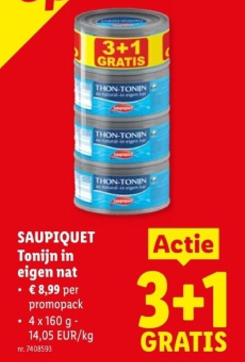 Tonijn in eigen nat