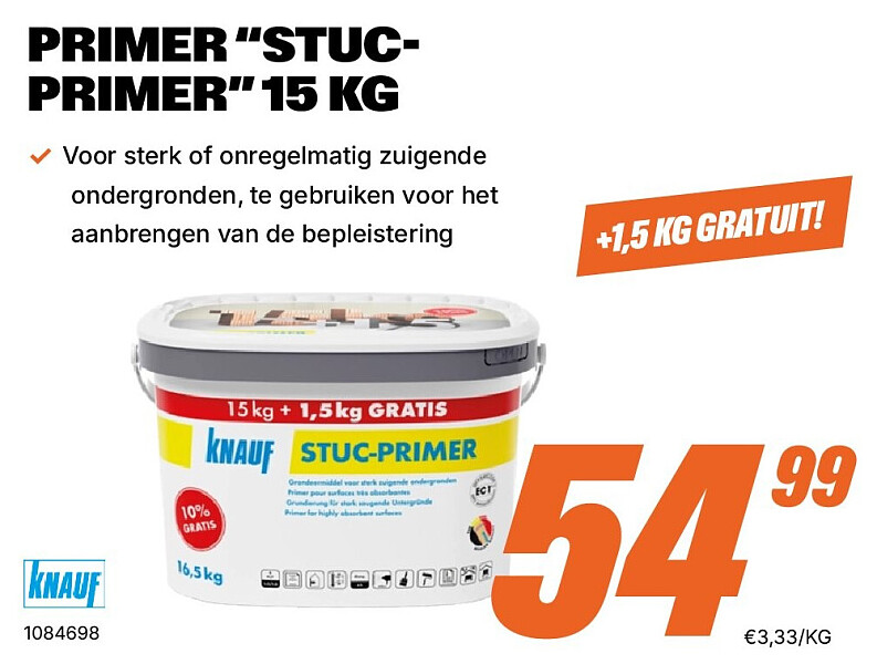 PRIMER “STUCPRIMER” 15 KG
