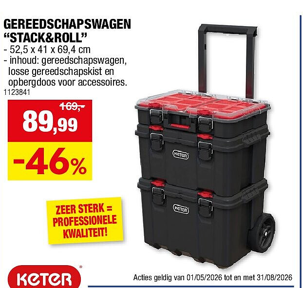 GEREEDSCHAPSWAGEN “STACK&ROLL”