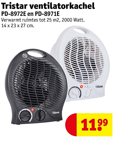 Tristar ventilatorkachel