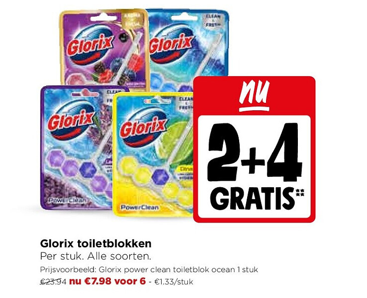 Glorix toiletblokken