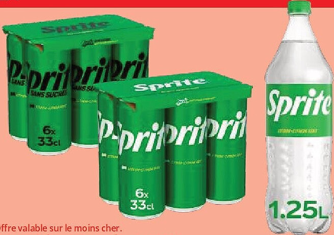 Sprite, gamme 1,25 l