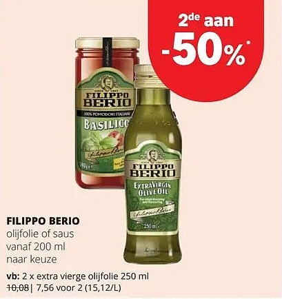 FILIPPO BERIO extra vierge olijfolie 250 ml