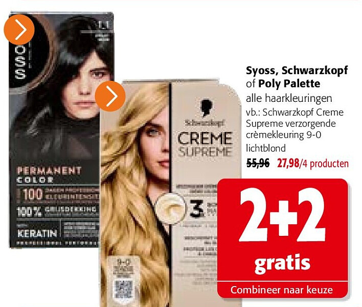 Syoss, Schwarzkopf of Poly Palette