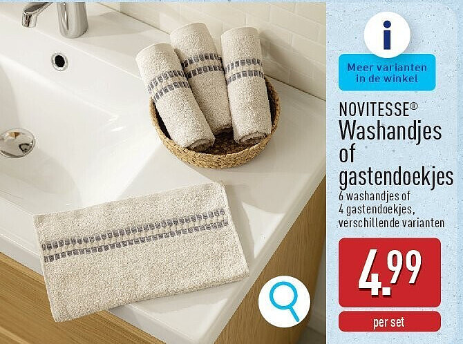 Washandjes of gastendoekjes