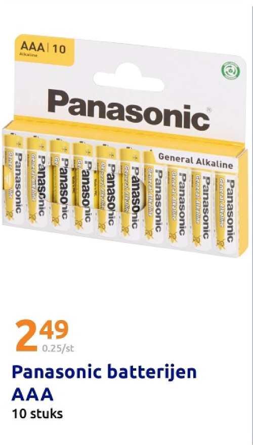 Panasonic batterijen AAA