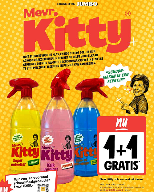 Mevr. Kitty schoonmaakmiddelen