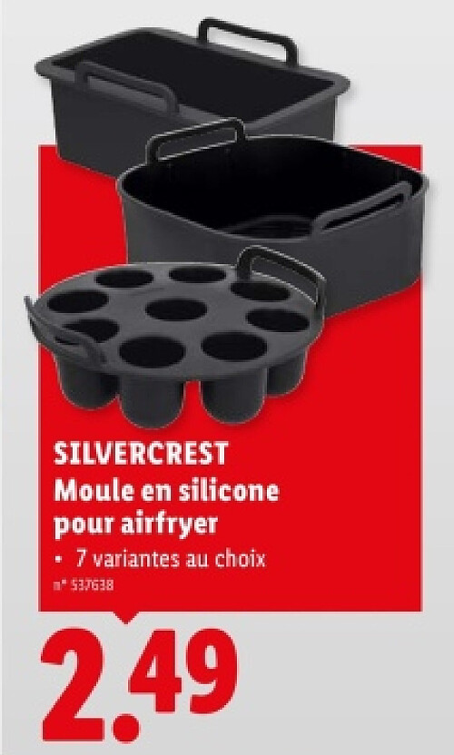 Moule en silicone pour airfryer