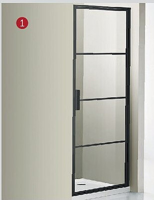 DOUCHE DRAAI DEUREN & VASTE DOUCHEWANDEN "ULYSSES"