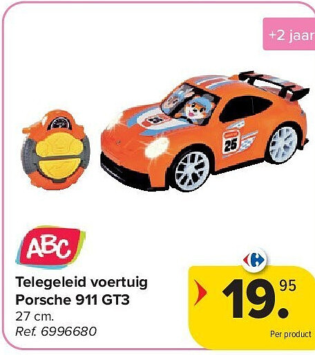 Telegeleid voertuig Porsche 911 GT3