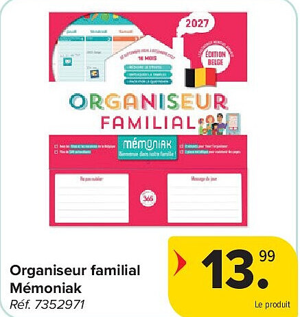 Organiseur familial Mémoniak