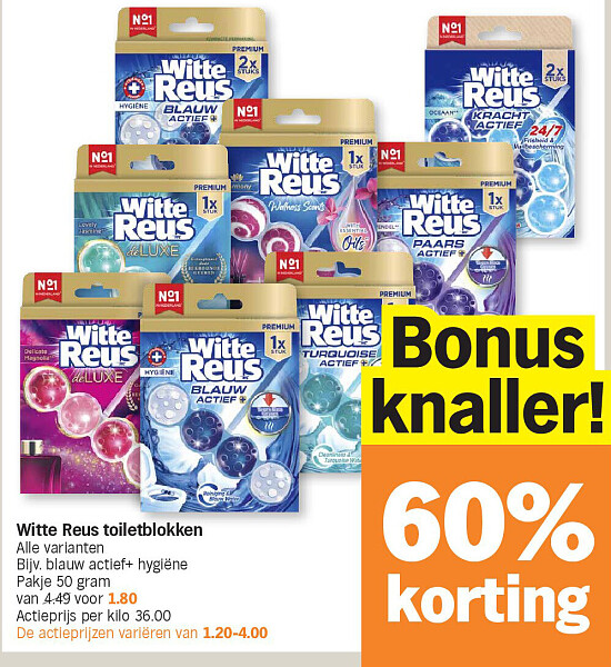 Witte Reus toiletblokken