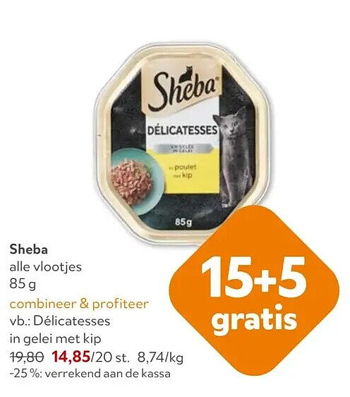 Sheba Délicatesses in gelei met kip